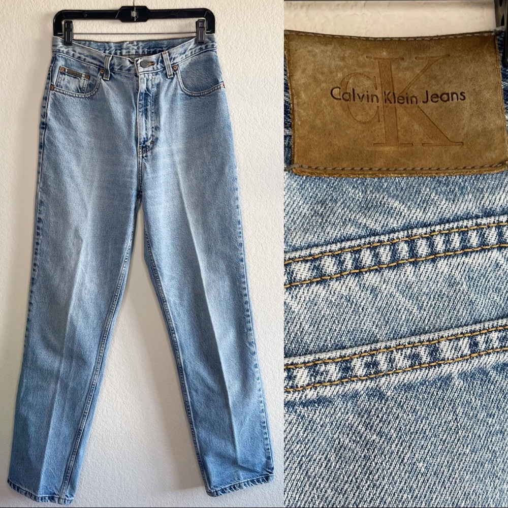 ✨Vintage Calvin Klein Jeans | Classic 5 Pocket Jean Double Stone Wash Denim Jean